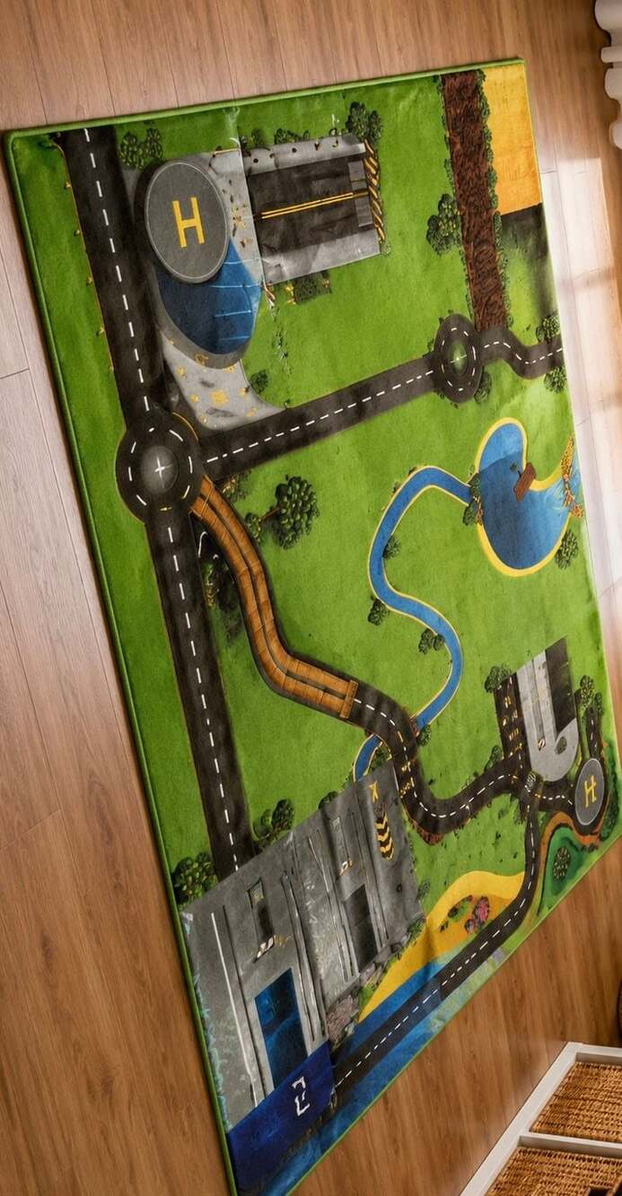 Brio World 33994 Road and Railway Play Mat (1550 x 1200 mm)